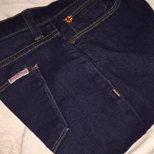 Skinny dark Hudson jeans like new